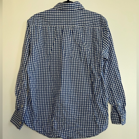Vineyard Vines by Shep & Ian Slim Whale Shirt Maritime Blue & White Gingham - Picture 6 of 6